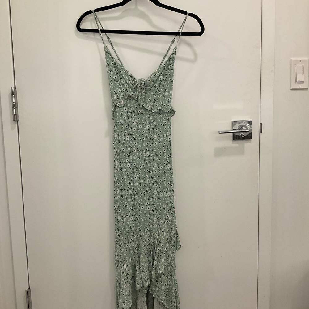 Petal & Pup High Low Dress in Elegant Green